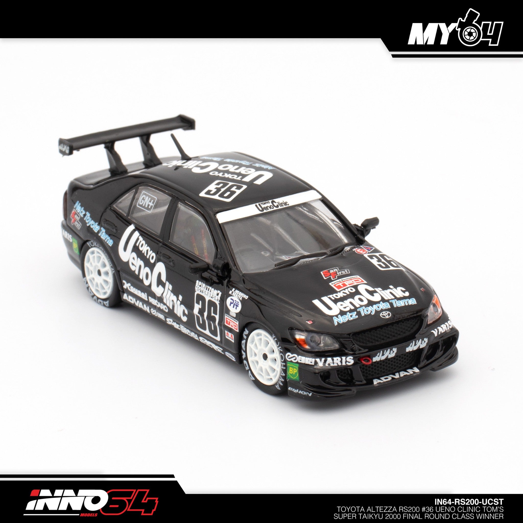 [INNO64] Toyota Altezza RS200 #36 Ueno Clinic Tom's Super 