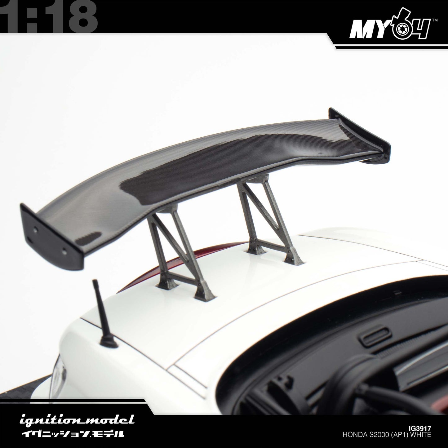 [Ignition Model 1:18 Honda S2000 (AP1) - White