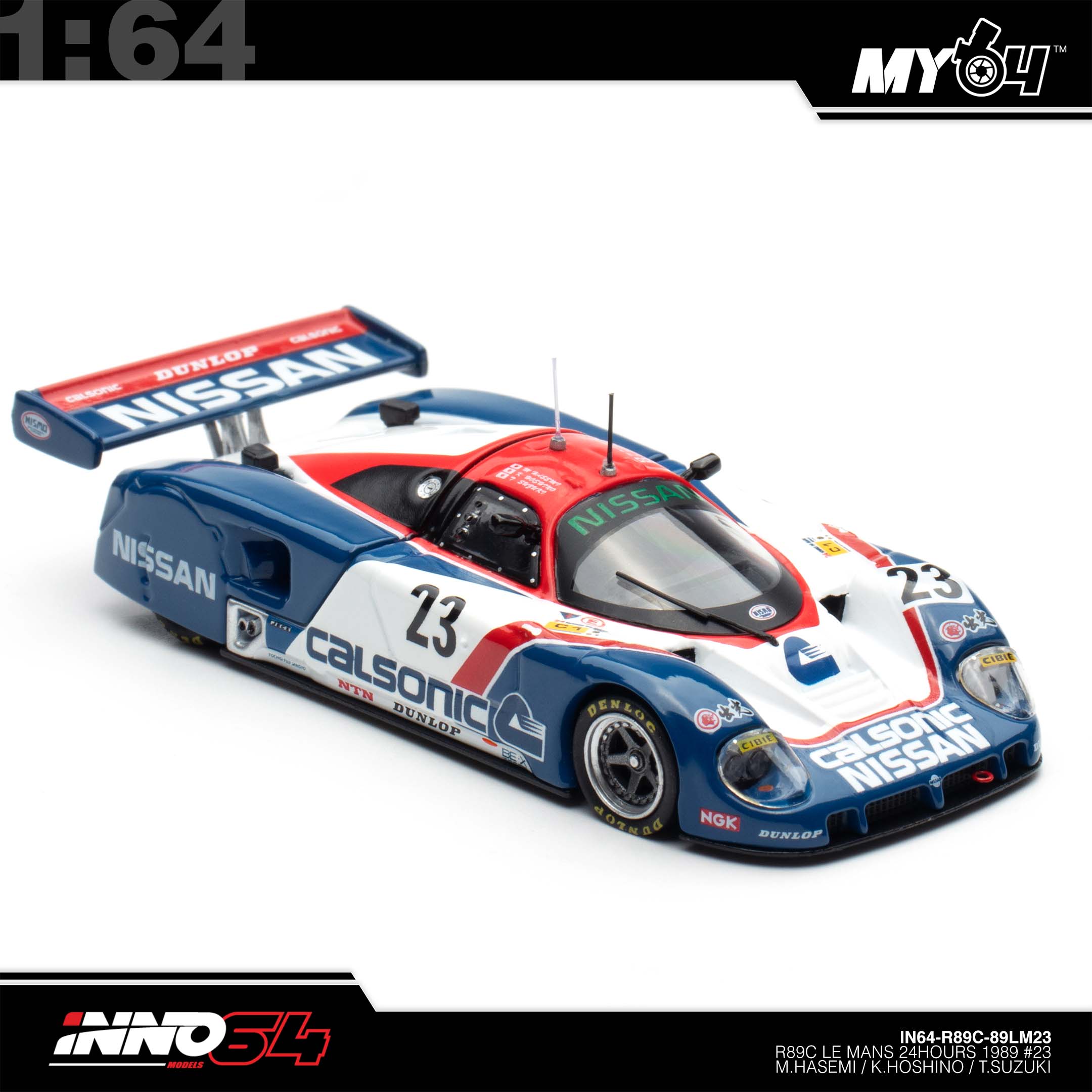 Kyosho 1/64 Nissan Racing Car Collection R89C Conenience