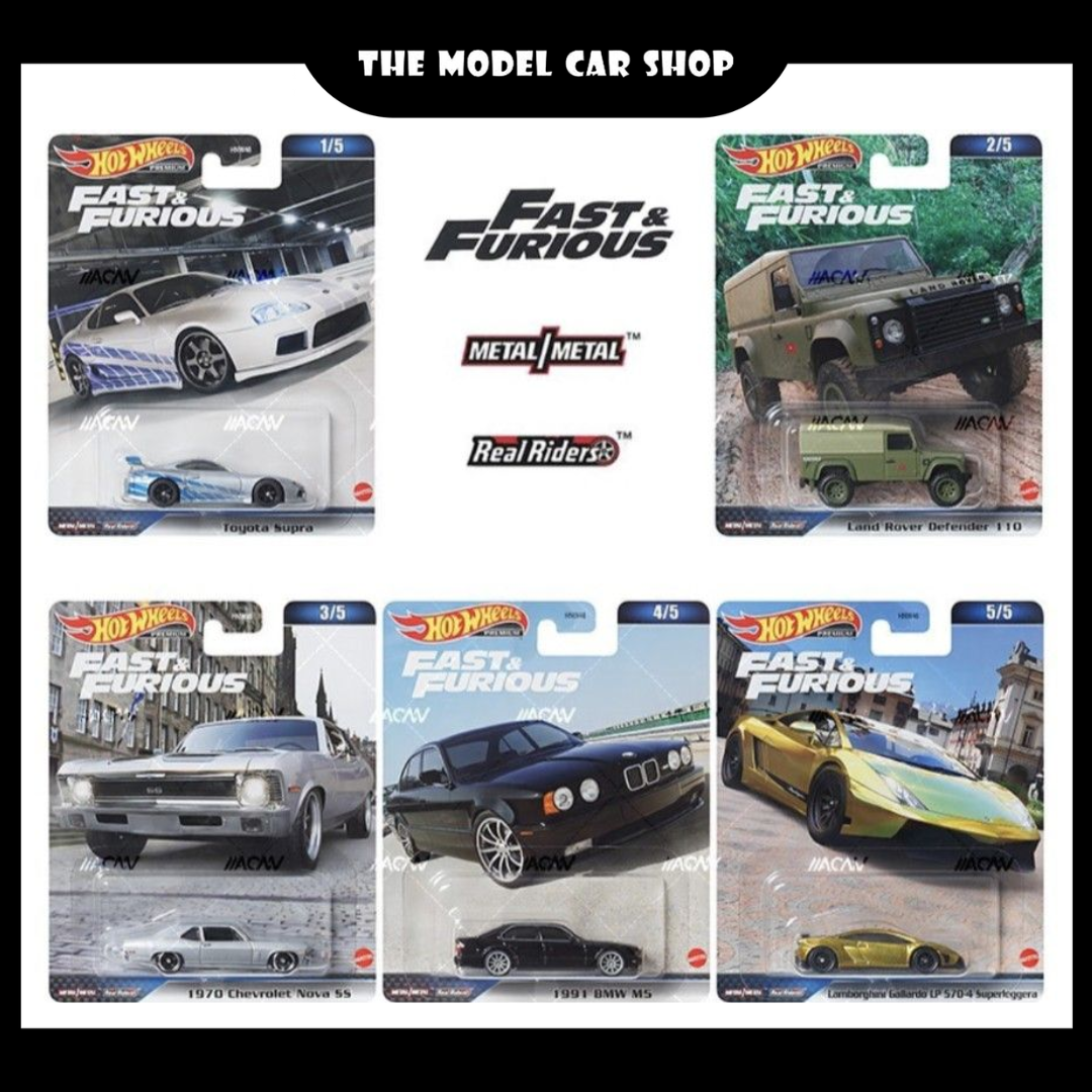 Hot Wheels 2023 Fast & Furious D Case Set of 5 Cars [In-Stock]