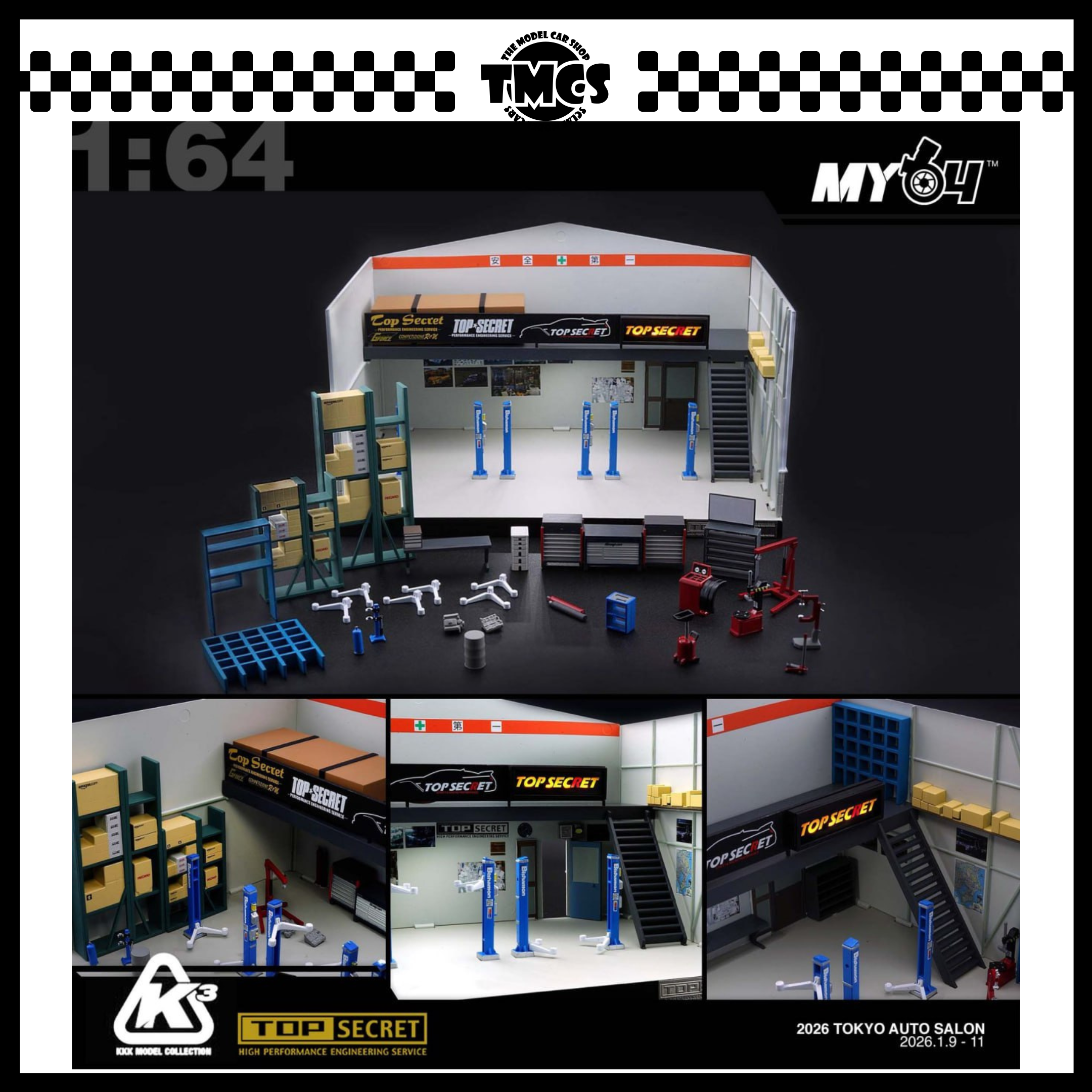 BMC] 1:64 Tokyo Auto Salon 2026 Top Secret Special - Diorama