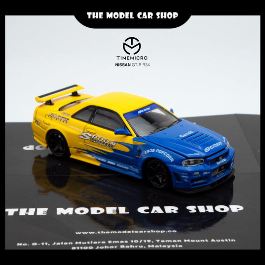 [Time Micro] Nissan GT-R (R34) Spoon with Opened Hood