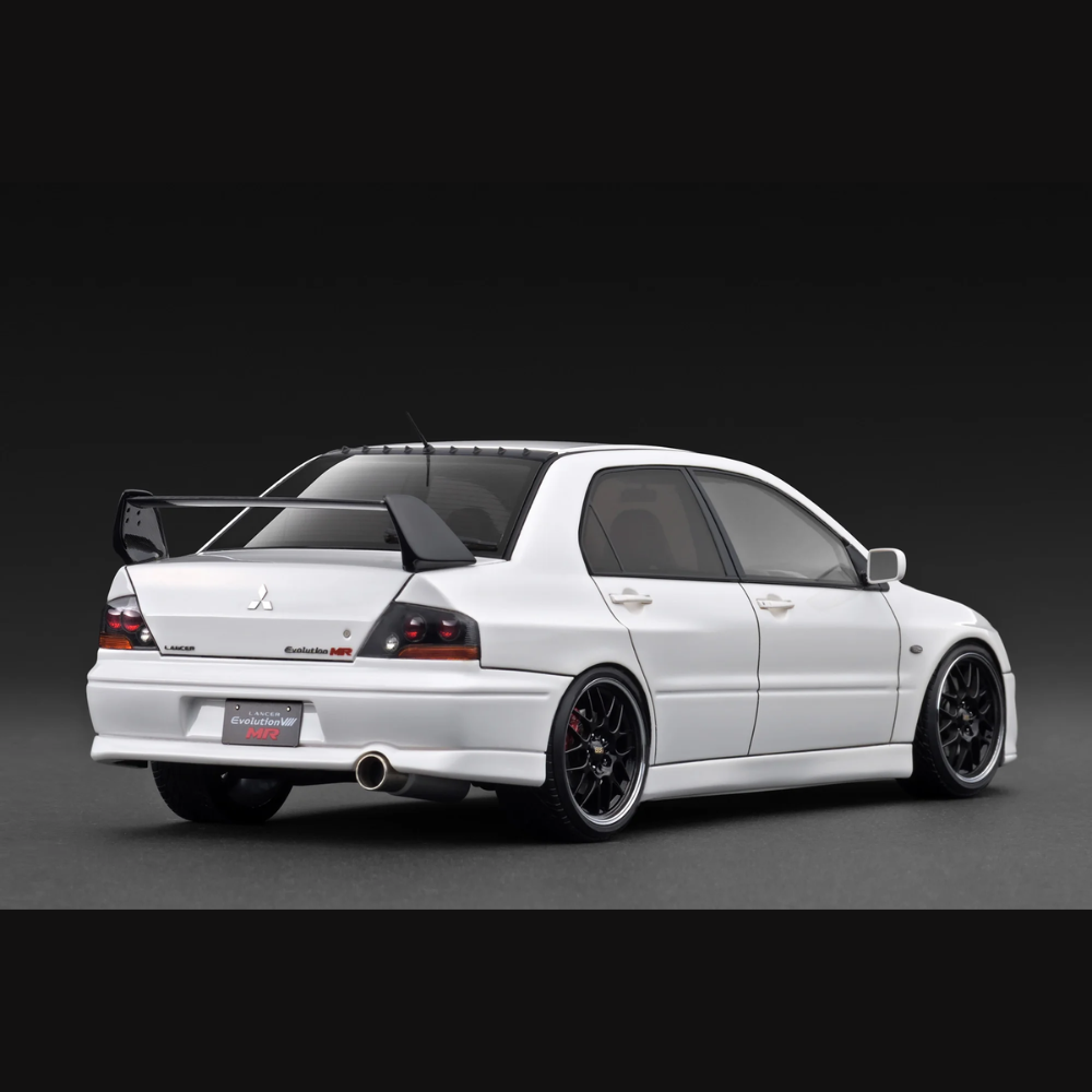 [Ignition Model 1:18 Mitsubishi Lancer Evolution VIII MR (CT9A) - White