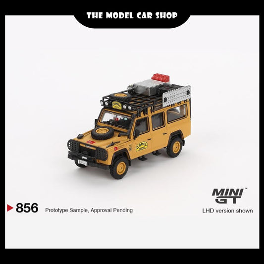 [MINI GT] Land Rover Defender 110 1989 Camel Trophy Amazon Team Turkey (LHD Blister Packaging)