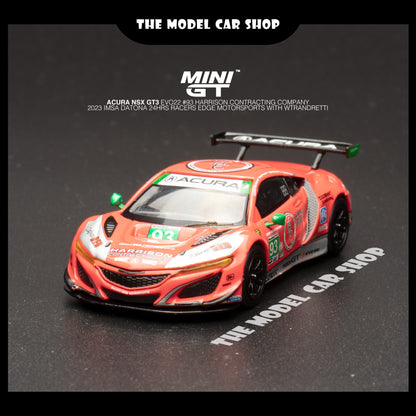 [MINI GT] Acura NSX GT3 EVO22 #93 WTR Racers Edge Motorsports IMSA 2023 Daytona 24Hr