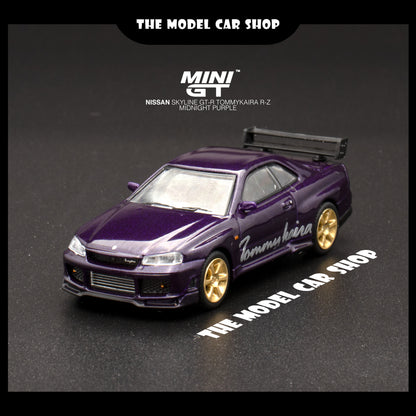 [MINI GT] Nissan Skyline GT-R (R34) Tommykaira R-z - Midnight Purple