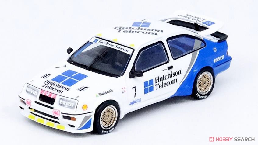 [INNO64] Ford Sierra RS500 Cosworth #7 "HUTCHISON TELECOM" Macau Guia Race 1989 2nd Placa - ANDY ROUSE Macau Grand Prix 2022 Special Edition