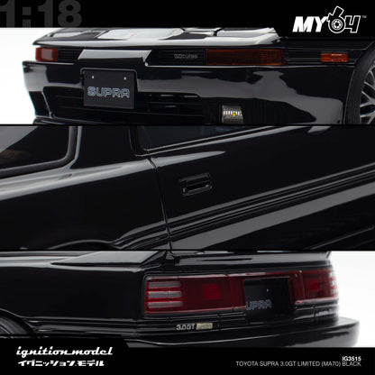 [Ignition Model] Toyota Supra 3.0GT Limited (MA70) - Black