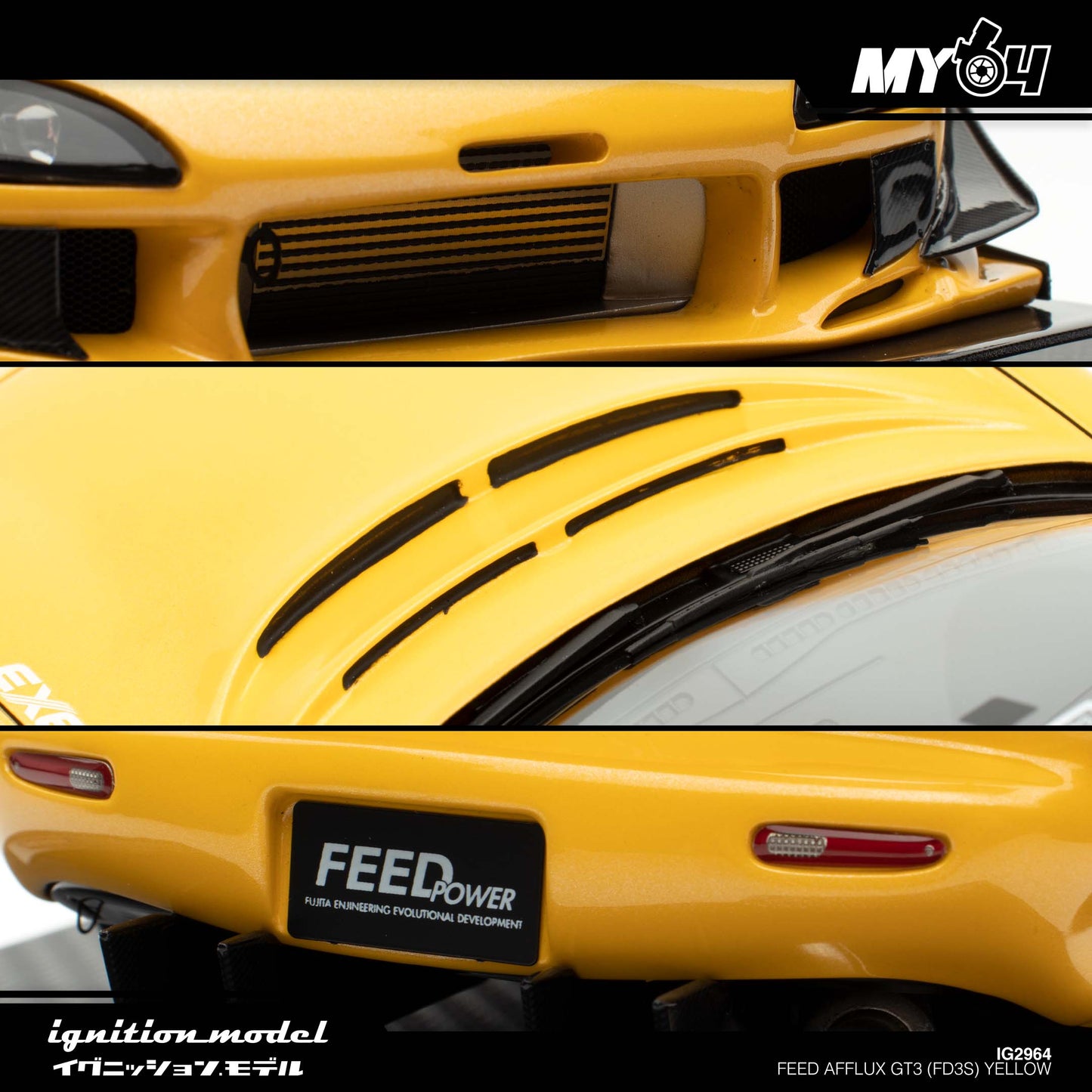 [Ignition Model] FEED Afflux GT3 (FD3S) - Yellow