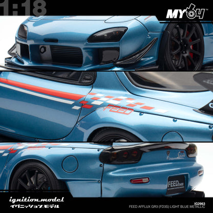 [Ignition Model] FEED Afflux GR3 (FD3S) - Light Blue Metallic