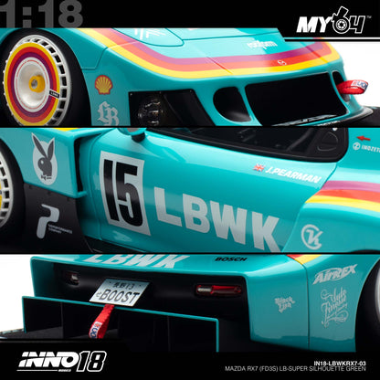 [INNO18] 1:18 Mazda RX7 (FD3S) LB-Super Silhouette - Green