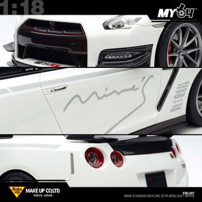[Make Up] Mine's Nissan Skyline GT-R (R35) 2021 - White