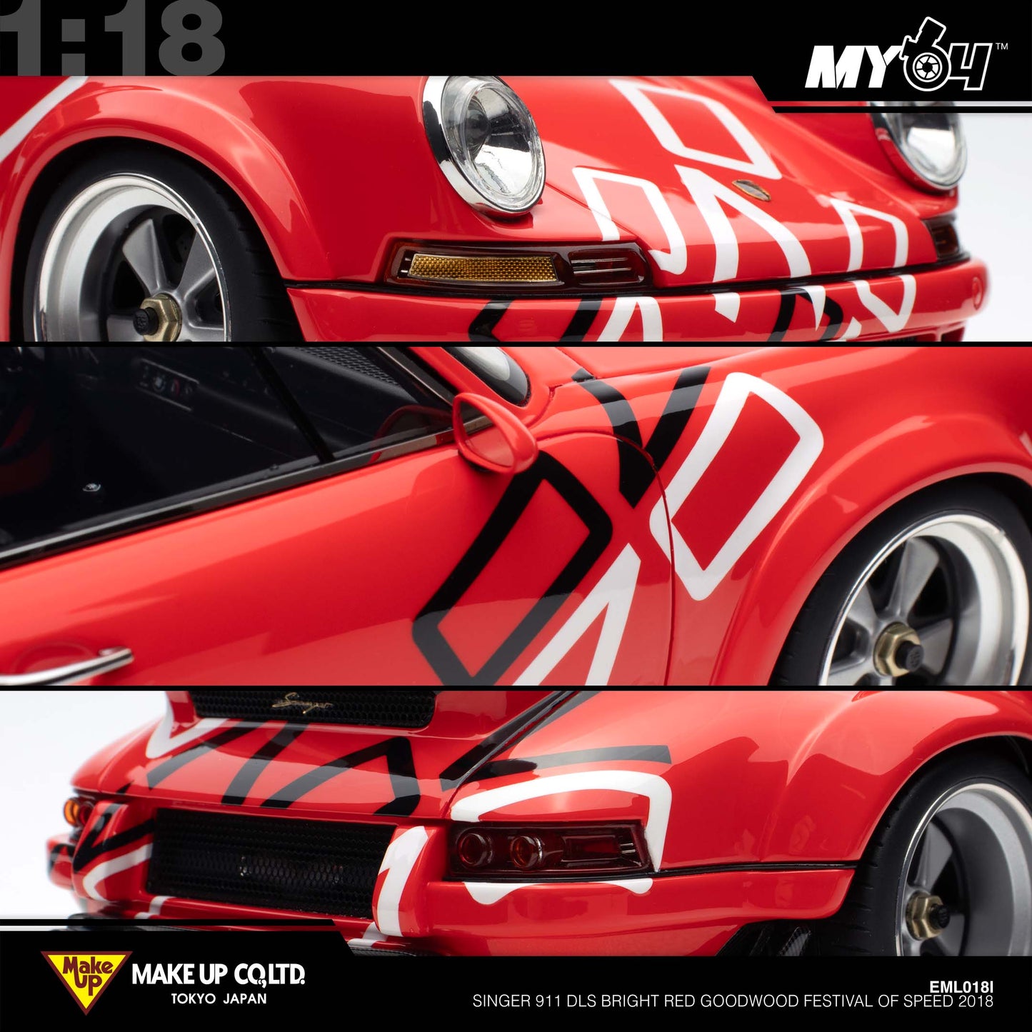 [Make Up] Singer 911 DLS - Bright Red Goodwood Festival of Speed 2018