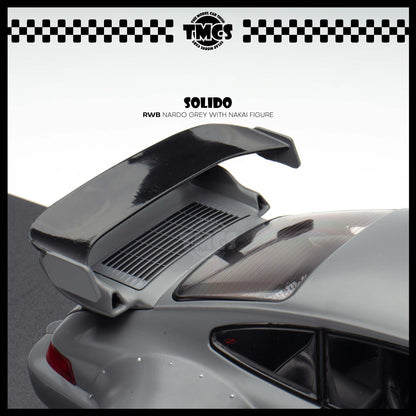 [Solido] 1:18 RWB Nardo Grey with Nakai Figure
