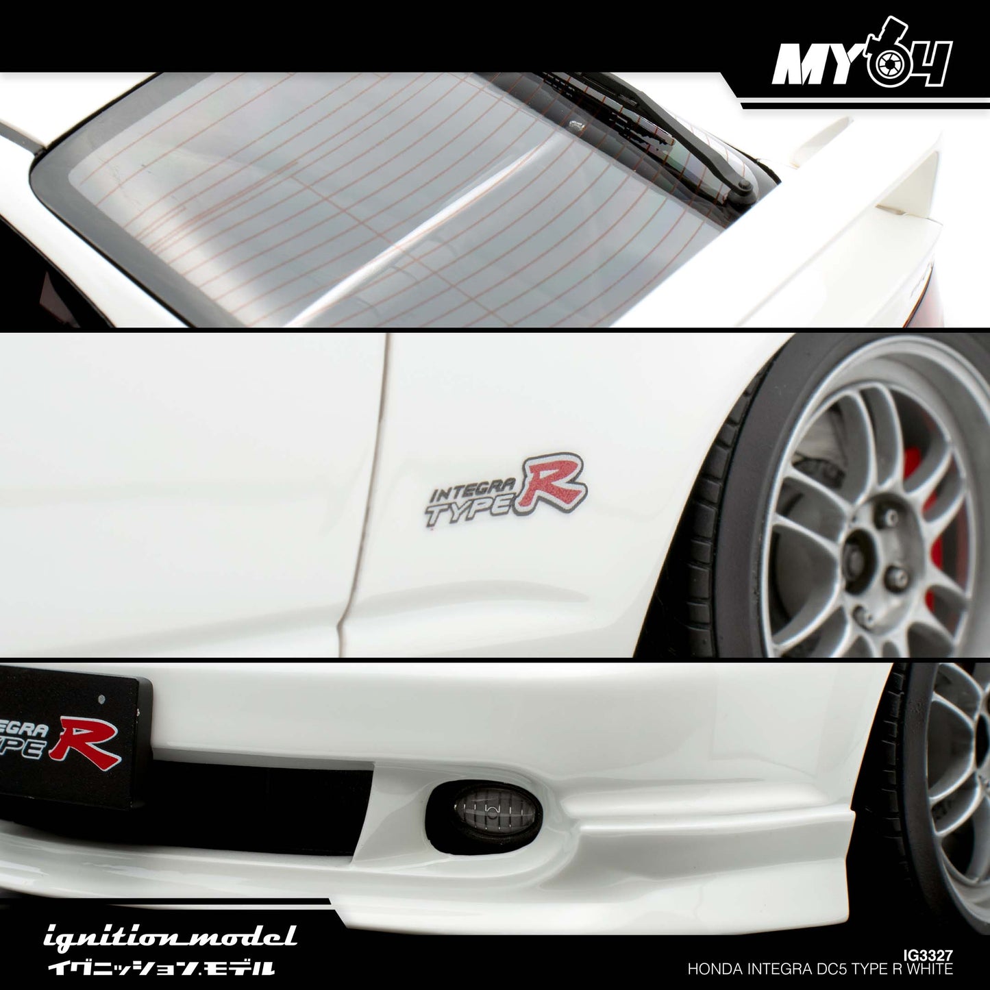 [Ignition Model] Honda INTEGRA (DC5) TYPE R - White