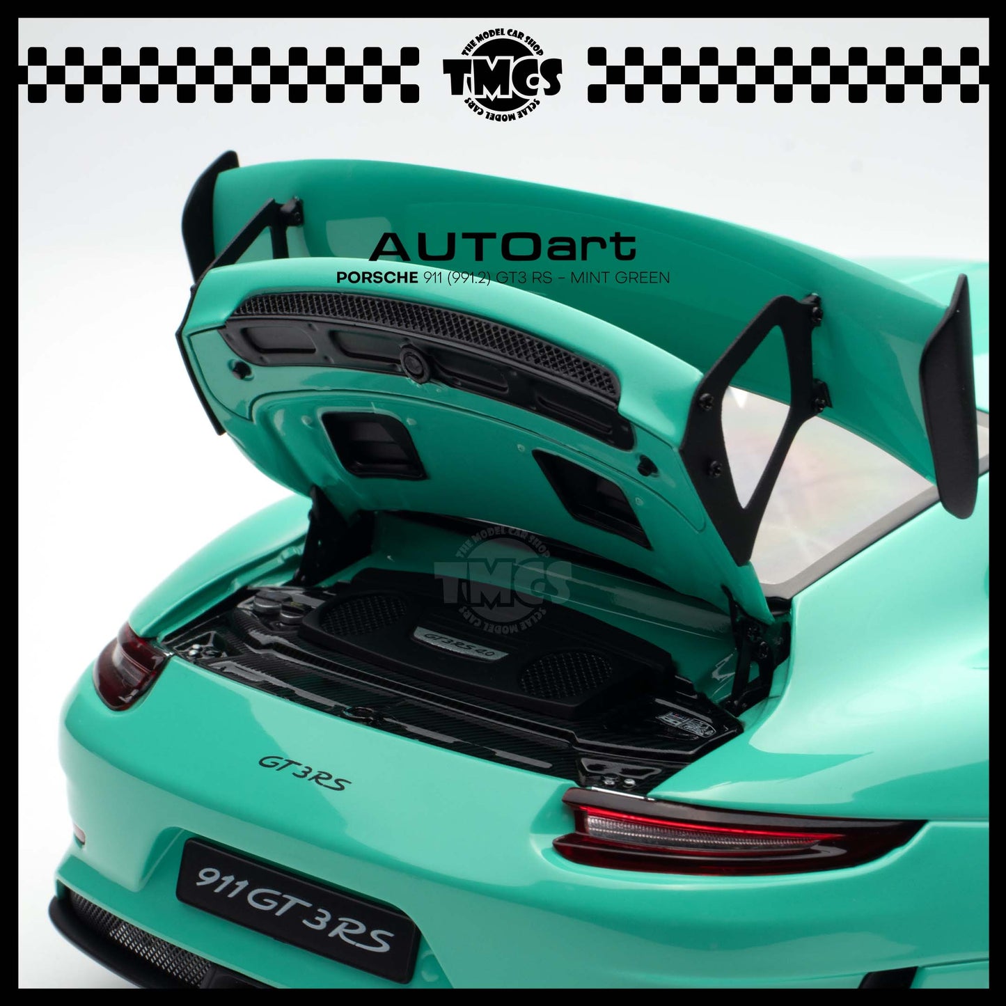 [Auto Art] 1:18 Porsche 911 (991.2) GT3 RS - Mint Green