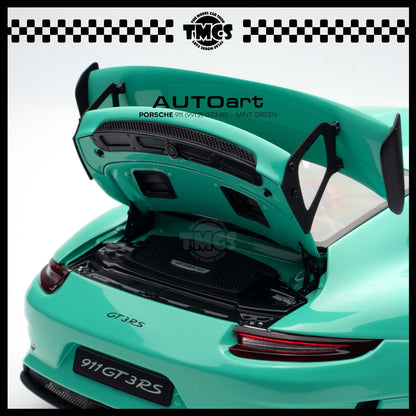 [Auto Art] 1:18 Porsche 911 (991.2) GT3 RS - Mint Green