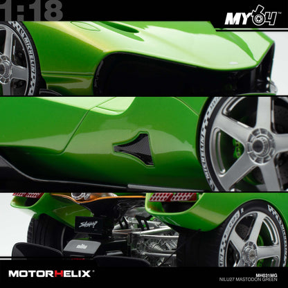 [Motorhelix] 1:18 Nilu - Mastodon Green