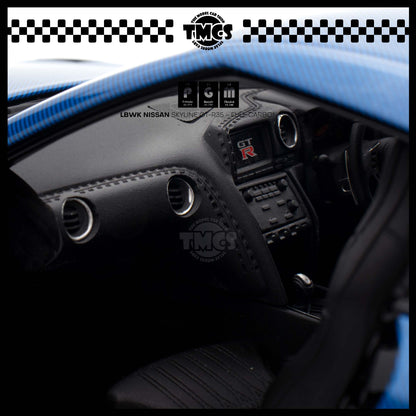 [PGM] LBWK Nissan Skyline GT-R35 - Full Carbon Blue