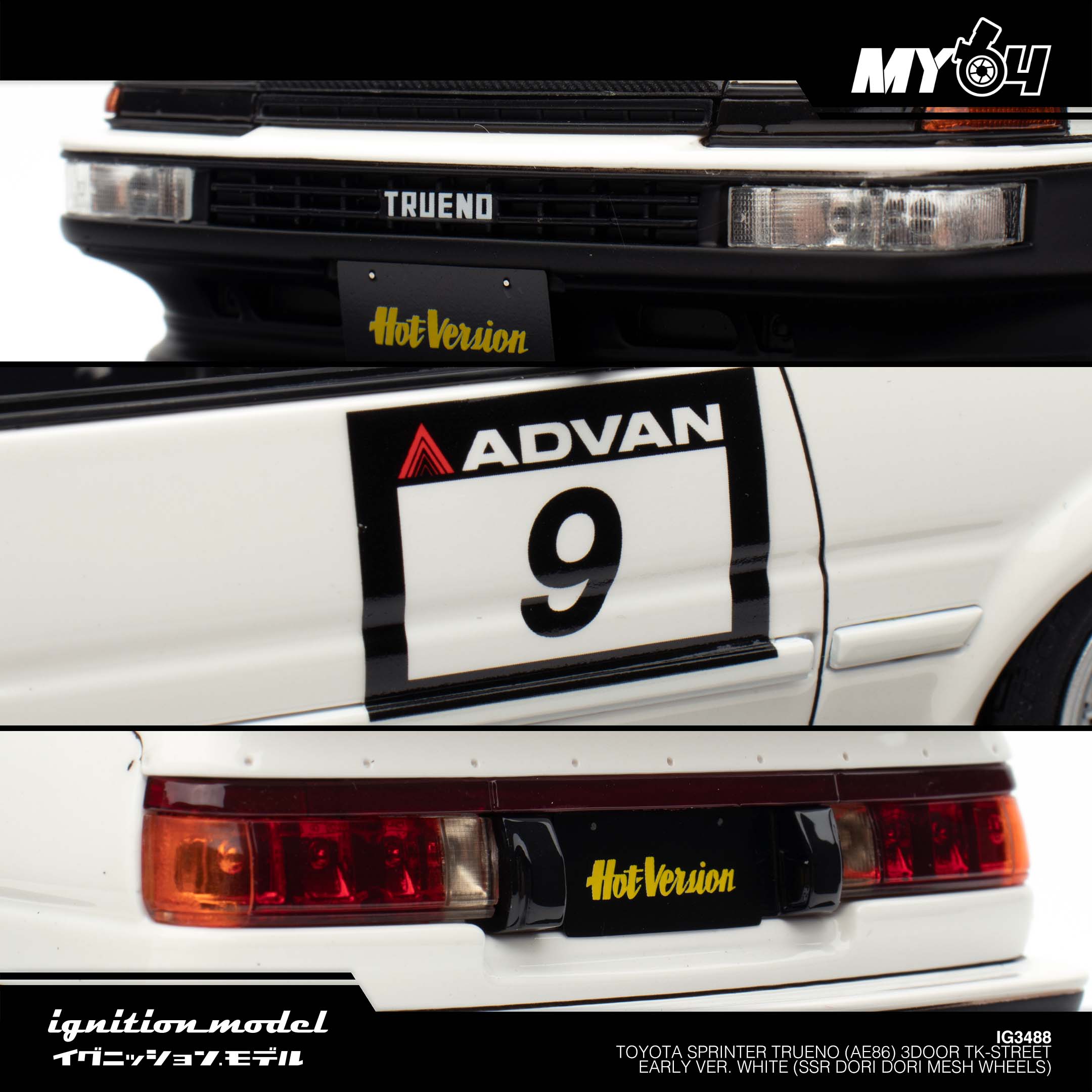 Ignition Model] Toyota Sprinter Trueno (AE86) 3Door TK-Street