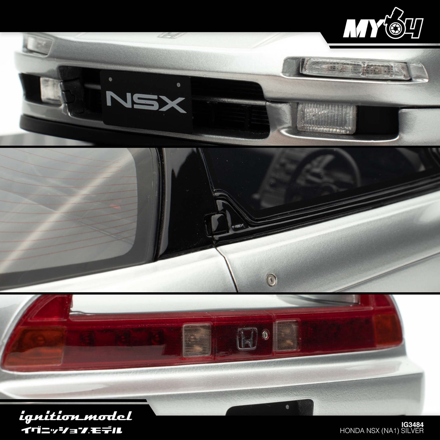 [Ignition Model] Honda  NSX (NA1) - Silver