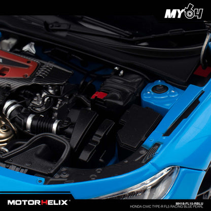 [Motorhelix] 1/18 Honda Civic Type-R FL5 - Racing Blue Pearl