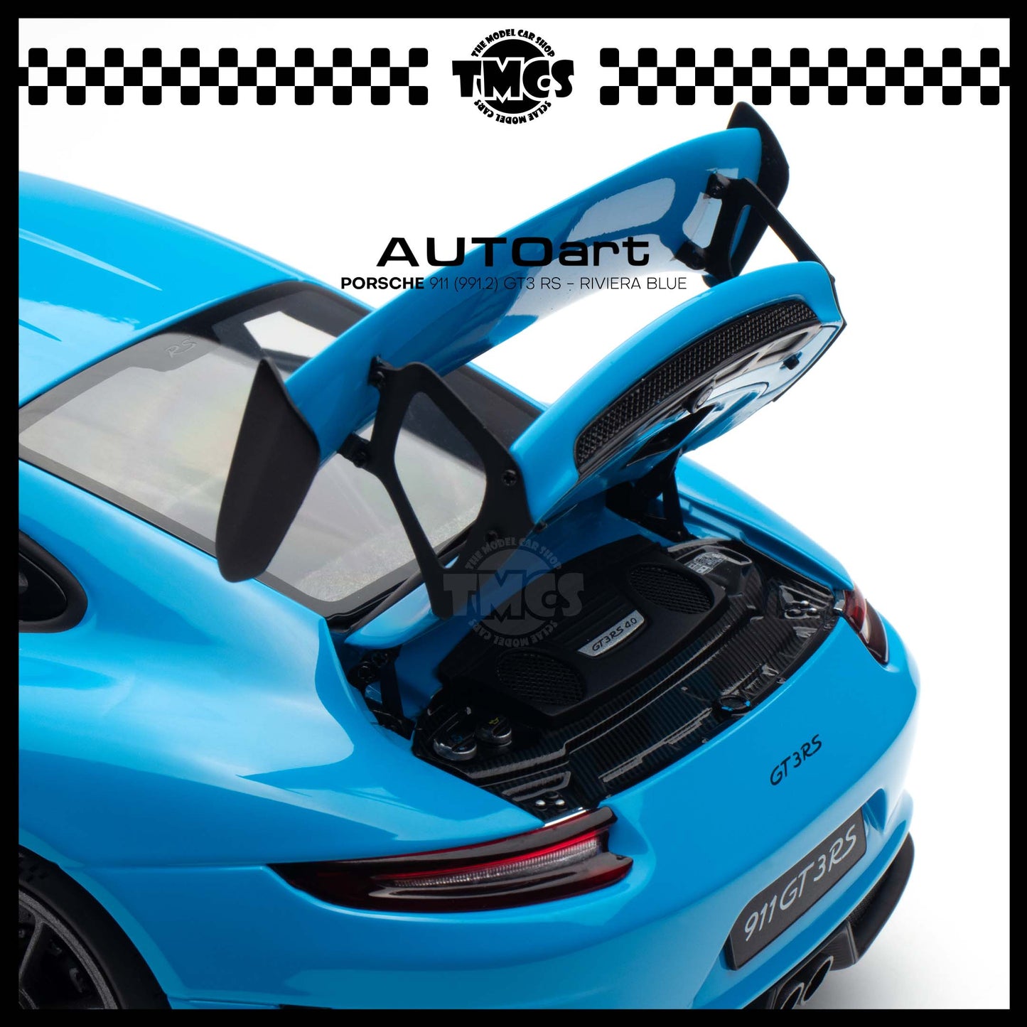 [Auto Art] 1:18 Porsche 911 (991.2) GT3 RS  - Riviera Blue
