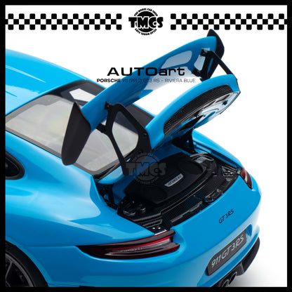 [Auto Art] 1:18 Porsche 911 (991.2) GT3 RS  - Riviera Blue