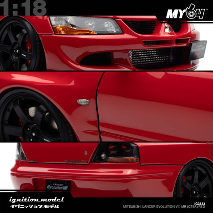 [Ignition Model] 1:18 Mitsubishi Lancer Evolution VIII MR (CT9A) - Red
