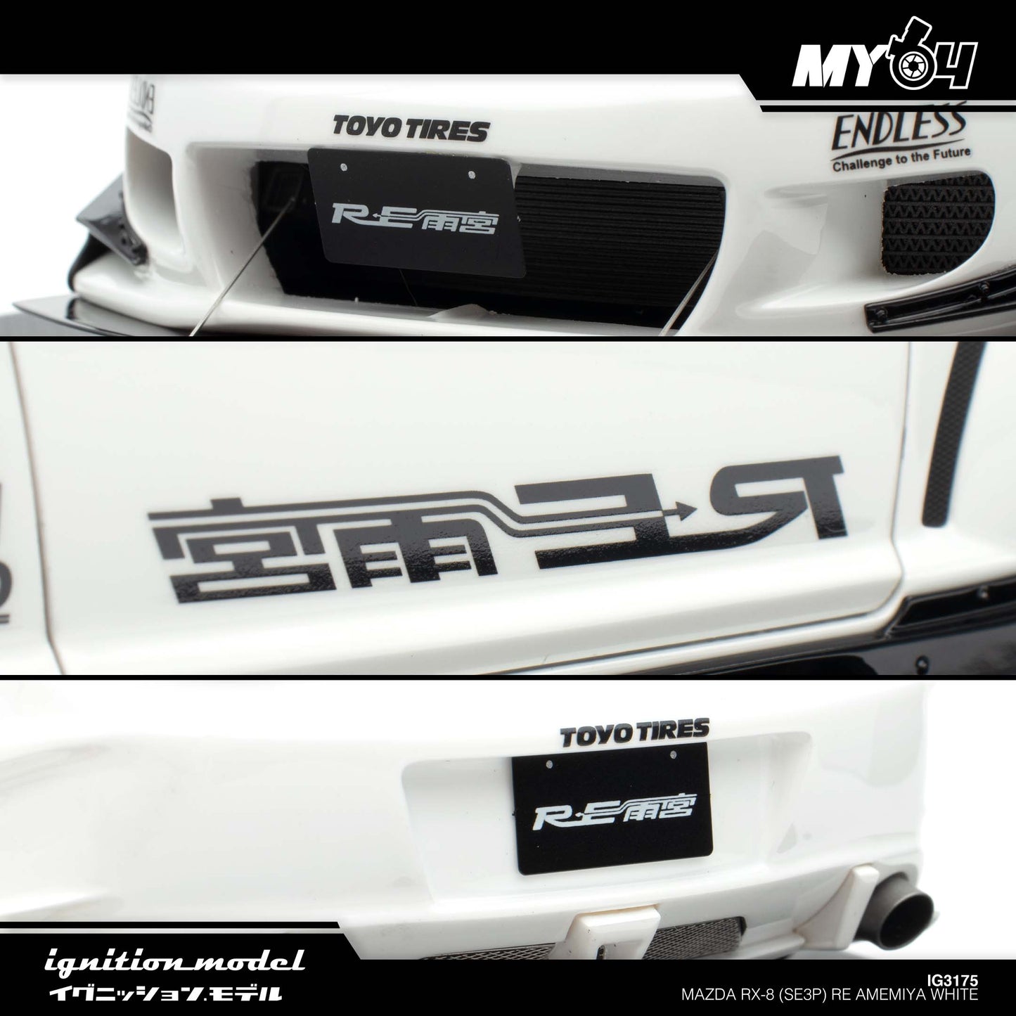 [Ignition Model] Mazda RX-8 (SE3P) RE Amemiya - White