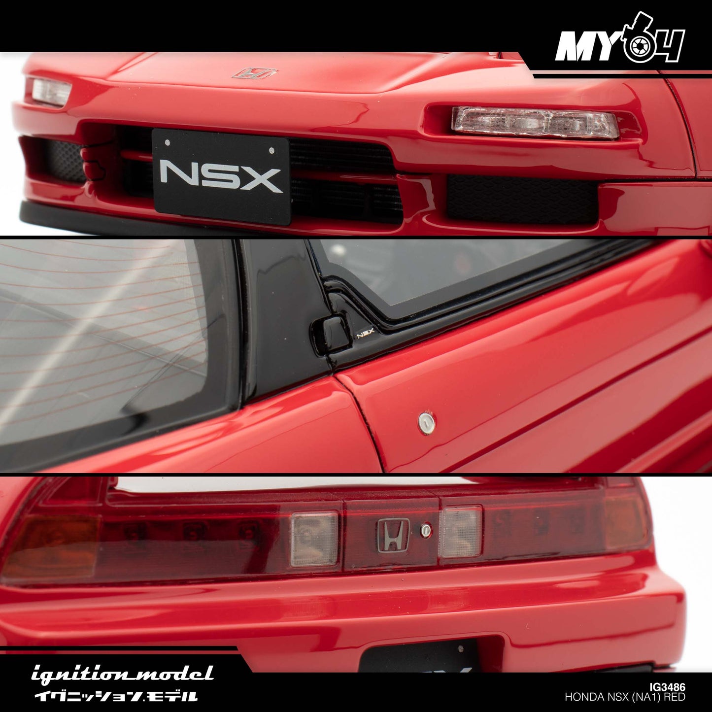 [Ignition Model] Honda NSX (NA1) - Red