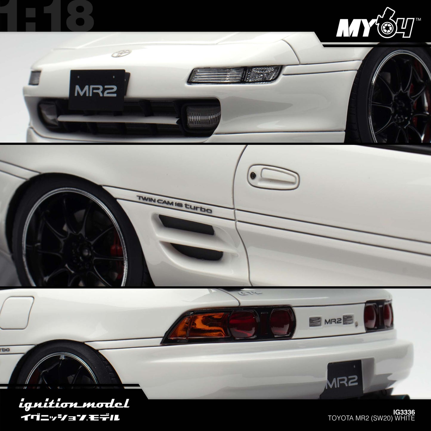 [Ignition Model] Toyota MR2 (SW20) - White