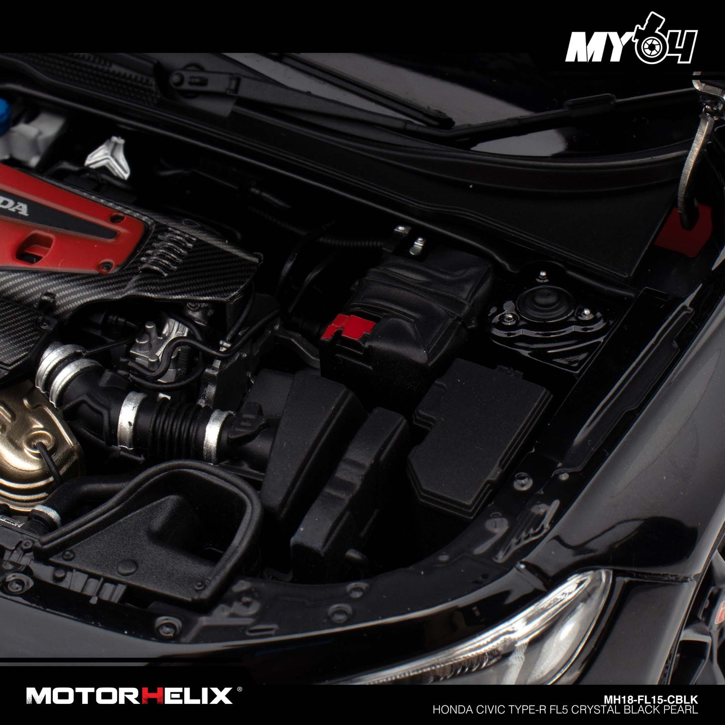 [Motorhelix] 1/18 Honda Civic Type-R FL5 - Crystal Black Pearl