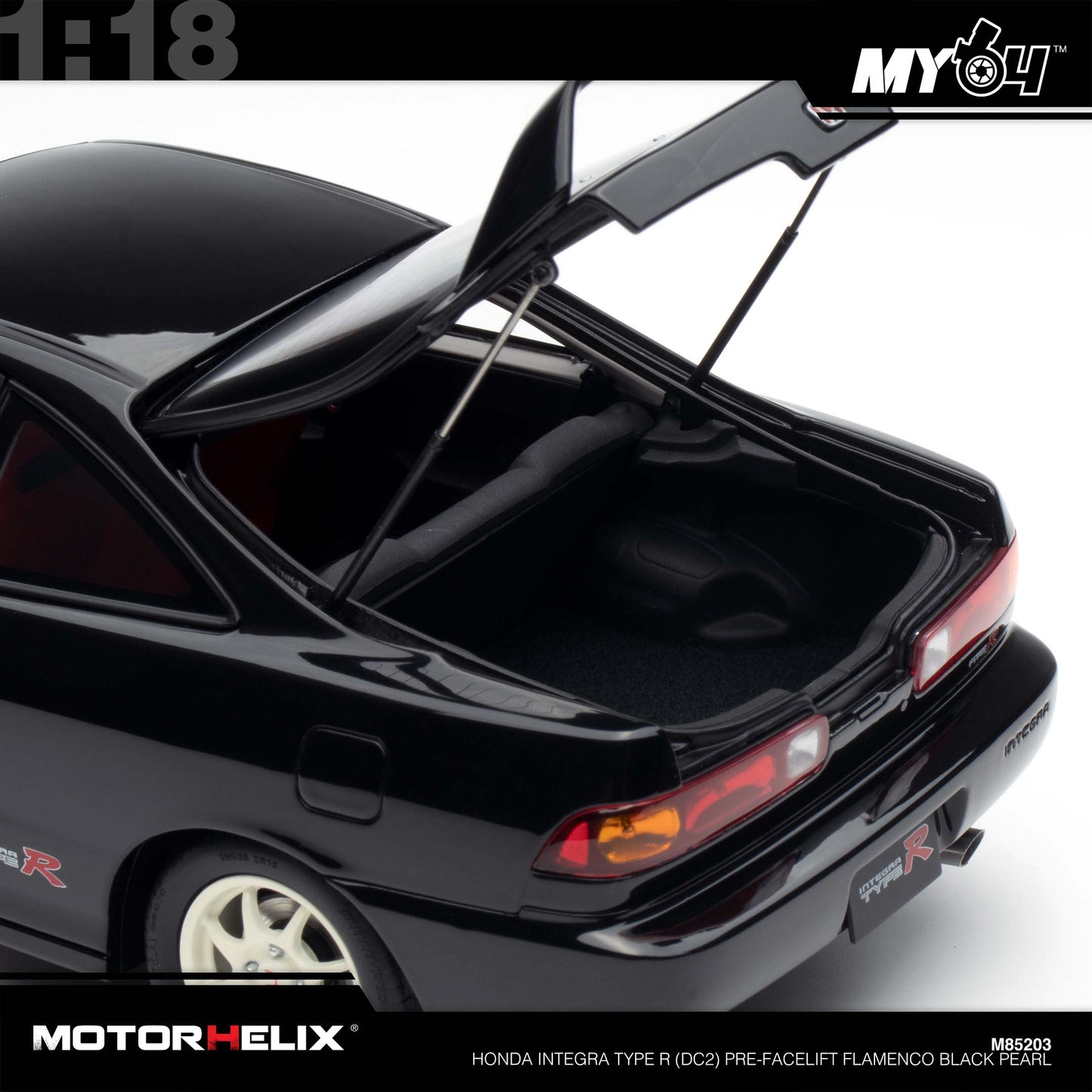 [Motorhelix] Honda Integra Type R (DC2) Pre-Facelift  - Flamenco Black Pearl