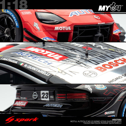 [Sparky] MOTUL AUTECH Z No.23 NISMO GT500 SUPER GT 2023 Tsugio Matsuda - Ronnie Quintarelli