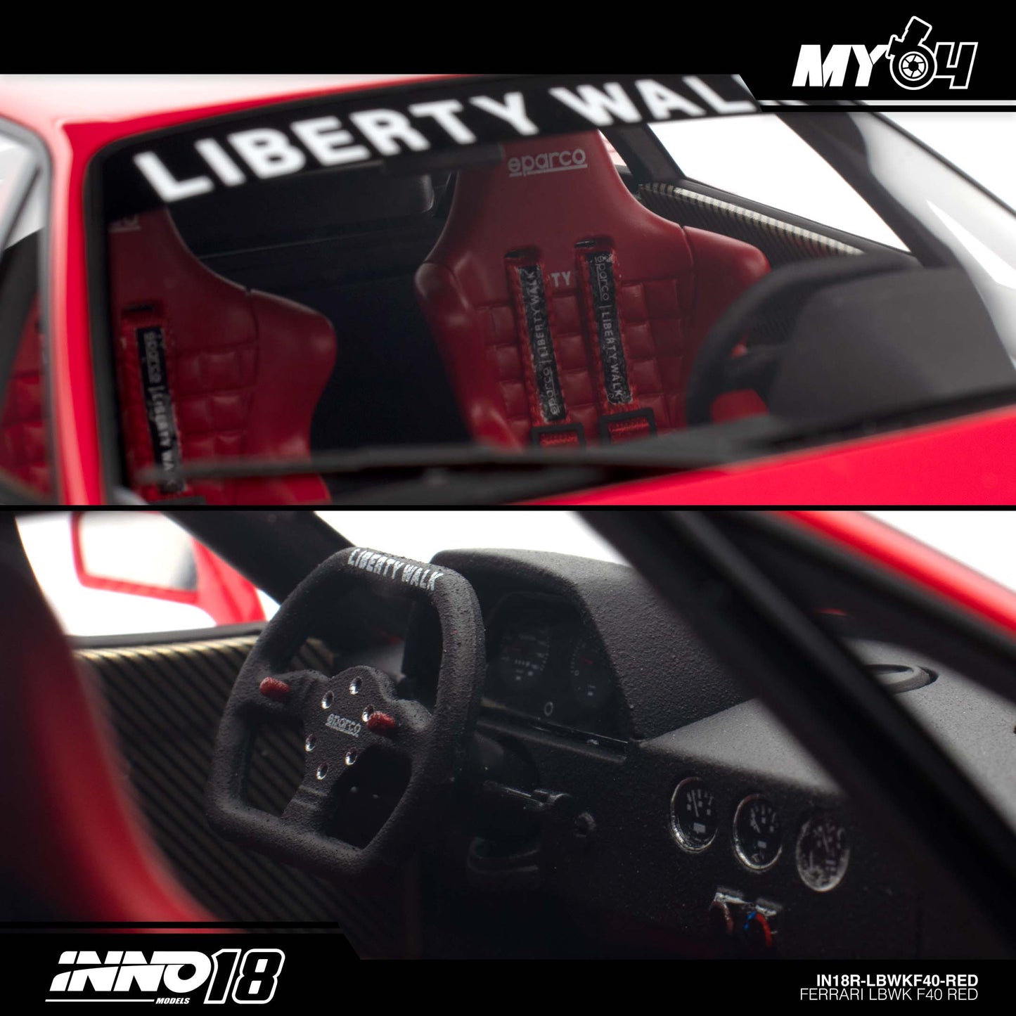 [INNO18]  Ferrari LBWK F40 - Red