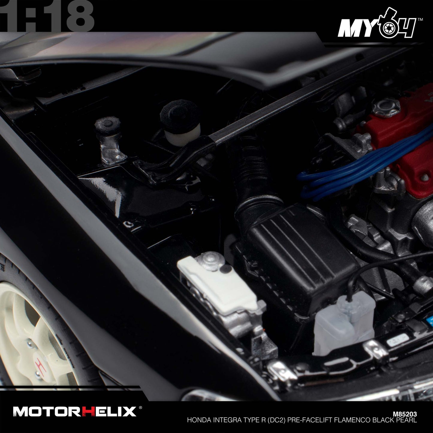 [Motorhelix] Honda Integra Type R (DC2) Pre-Facelift  - Flamenco Black Pearl