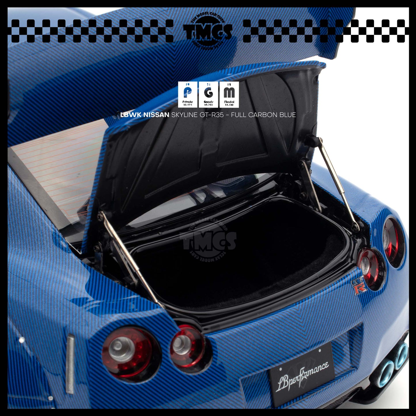 [PGM] LBWK Nissan Skyline GT-R35 - Full Carbon Blue