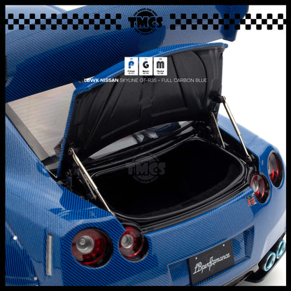 [PGM] LBWK Nissan Skyline GT-R35 - Full Carbon Blue
