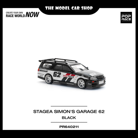 [Pop Race] Nissan Stagea Simon's Garage #62 - Black