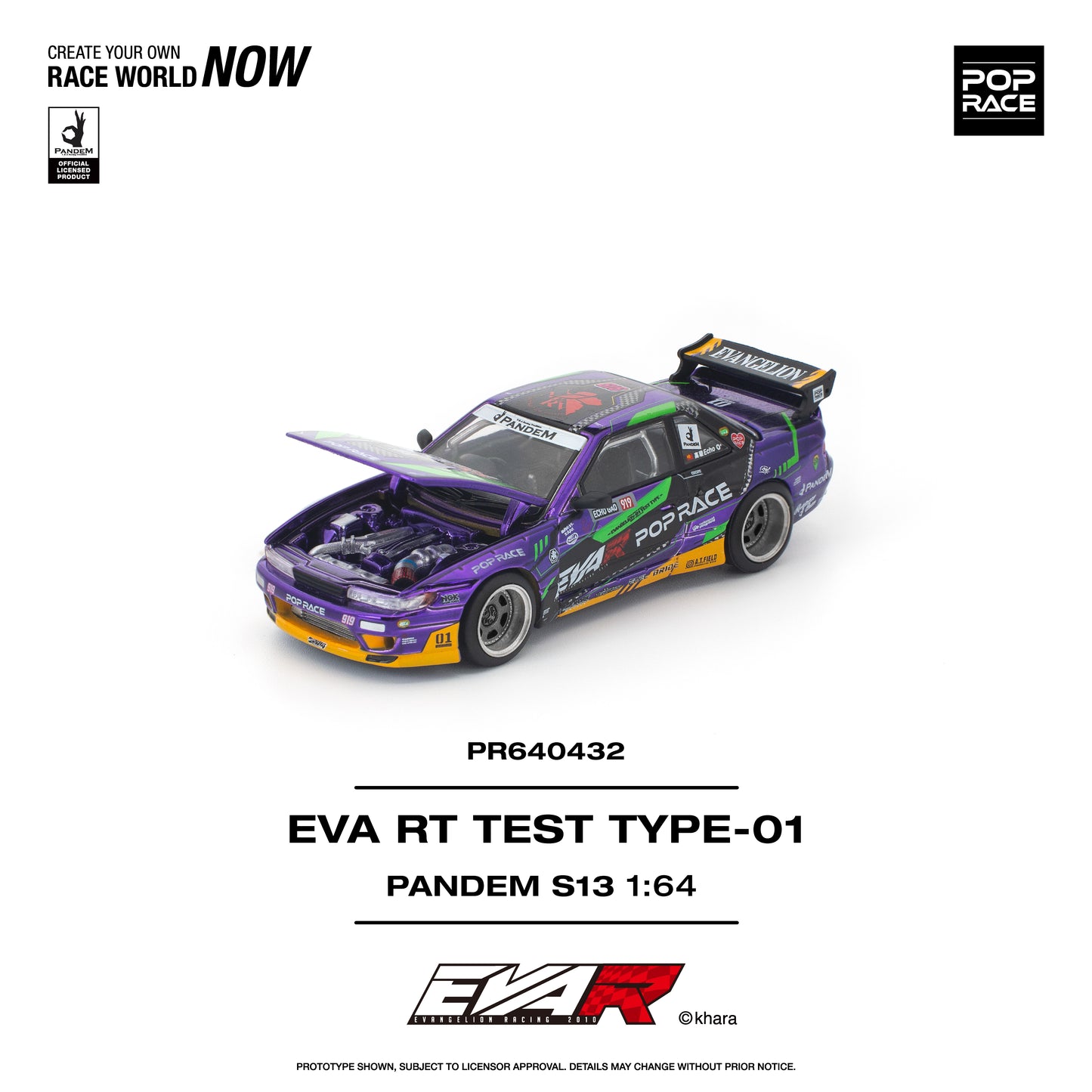 [Pop Race] 1:64 Pandem S13 EVA RT TEST TYPE-01