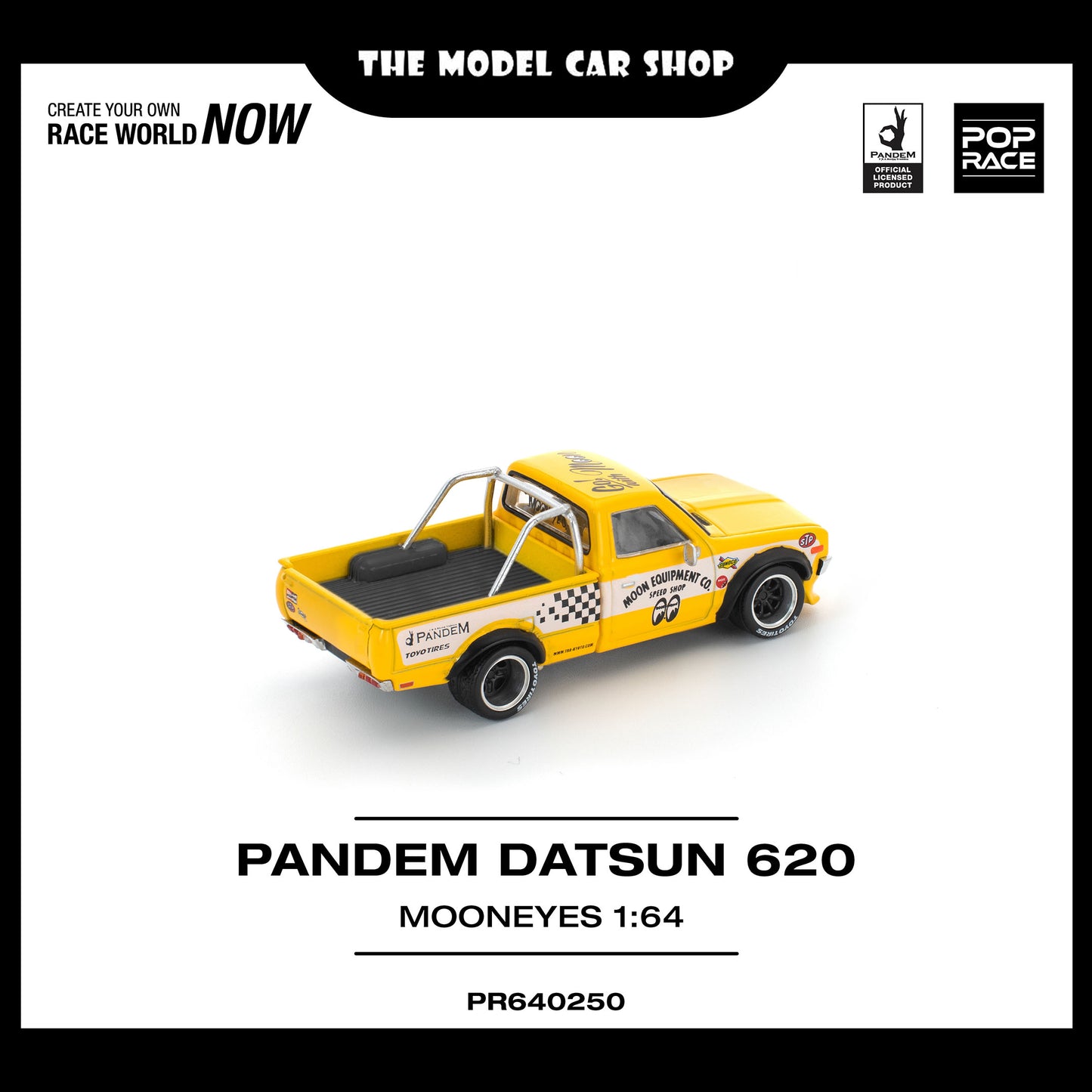 [Pop Race] Pandem Datsun 620 Mooneyes