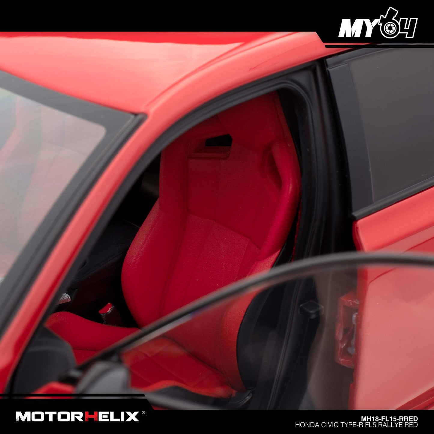 [Motorhelix] 1/18 Honda Civic Type-R FL5 - Rallye Red