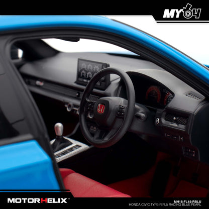 [Motorhelix] 1/18 Honda Civic Type-R FL5 - Racing Blue Pearl