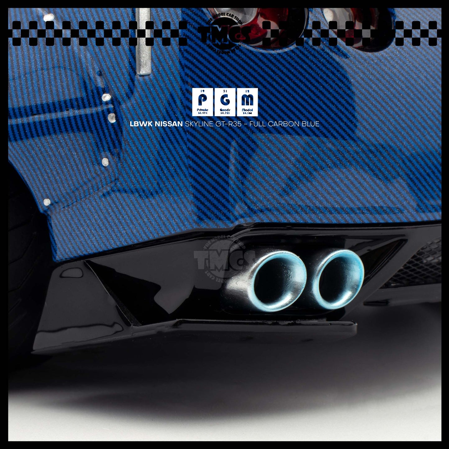 [PGM] LBWK Nissan Skyline GT-R35 - Full Carbon Blue