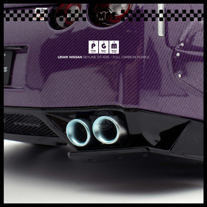[PGM] LBWK Nissan Skyline GT-R35 - Full Carbon Purple