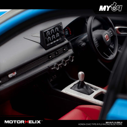 [Motorhelix] 1/18 Honda Civic Type-R FL5 - Racing Blue Pearl