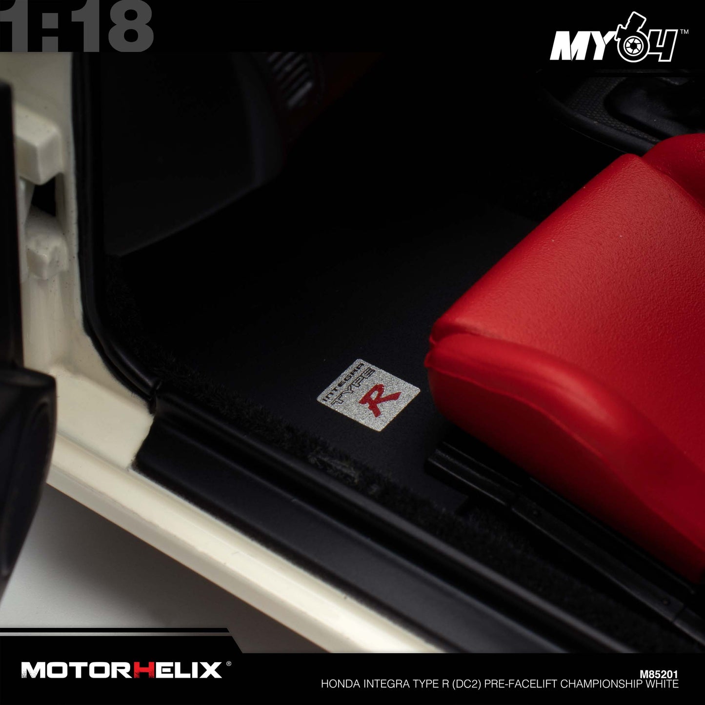 [Motorhelix] Honda Integra Type R (DC2) Pre-Facelift  - Championship White