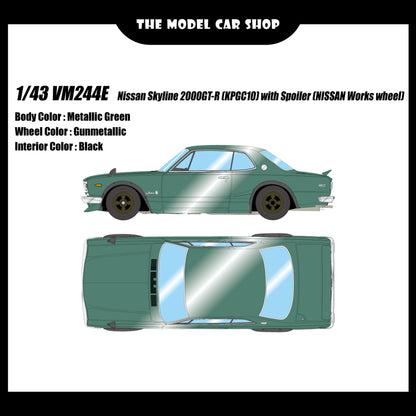 [Make Up] Nissan Skyline 2000 GT-R (KPGC10) with Spoiler (NISSAN Works Wheel)