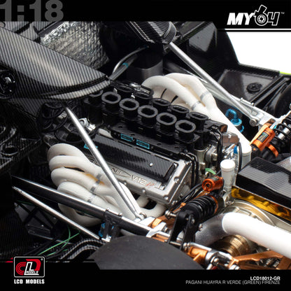 [LCD] 1:18 Pagani Huayra R - Verde (Green) Firenze